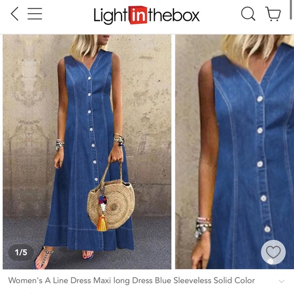 light in the box Dresses Brand New Light In The Box A Line Buttonup